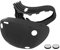 Geekria Silicone Cover Compatible with PlayStation VR2, VR Headset Helmet Full Wrap Protective Sleeve Glasses Gaming Accessories (Black)