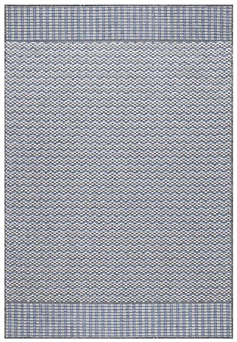 SIMPEX Outdoor Teppich, Vintage Design, Teppich Grau, 160 x 230 cm, Teppich Vintage-Stil, Küche, Balkon, Terrasse, Garten, Picknick