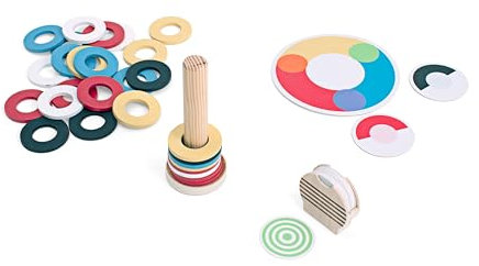 BS Toys Fesselndes Farbenrennen - Bildendes Spiel für 2 bis 4 Spieler - Fördert visuell-motorische Koordination, Farbtheorie und Arbeitsgedächtnis - Für Kinder ab 4 Jahren und älter - 2-4 Spieler