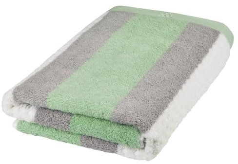 Ross Walk-Frottier Handtücher Harmony Streifenfond Salbei, Duschtuch 70x140 cm