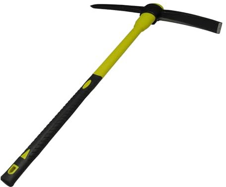 Heavy Duty Mattock Pick Head (5.5LB 7LB With or Without Handle Replacement Steel Digging Tool) (7LB (3.2KG) With Handle)