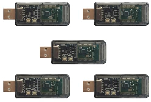 PRIZOM ZigBee 3.0 Silicon Labs Mini EFR32MG21 USB-Dongle-Chip-, Gateway für Hub, offen, Universal, ZHA NCP OpenHAB, 5 Stück