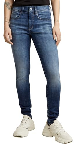 G-Star Damen Lhana Skinny Jeans, Blau (medium Aged D25760-D829-071), 27W / 32L