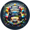 Fondant Tortenaufleger Tortenbild Geburtstag Happy Birthday Zocker, Gamer K 112
