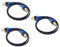 UKCOCO 3 Stück 1 Router-Kabel Ethernet-Kabel Wlan Router Netzwerk-Patchkabel Flachband-Ethernet Haltbarkeit Flachbandkabel Ethernet Kabel Netzwerkkabel LAN-Kabel Weben