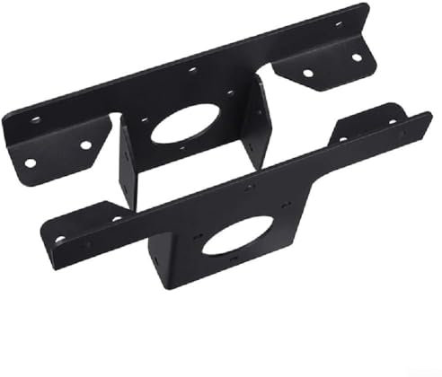 DAZZLEEX Heavy-duty Pergola Metal Corner Frame T-shaped 3-way Extension Bracket Adjustable Pergola Extension Frame Black