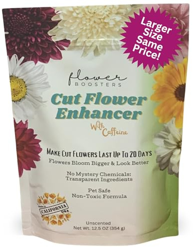 Flower Boosters Fresh Cut Flower Food for Up to 20 Days Vase Life