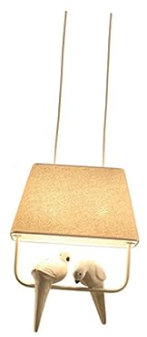 Angoily Kronleuchter Deckenleuchte Aus Pendelleuchte Für Bar Restaurant Loft Esszimmer Flur Gang Verstellbare Double Bird