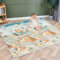 Krabbelmatte Baby Faltbar Spielmatte Kinder Spieldecke 180x200x1.5cm Krabbeldecke Für Baby - Babymatte Kindermatte - Schaumstoffmatte Kinderteppich- Spielteppich - Bodenmatte Kinder - Babygeschenk