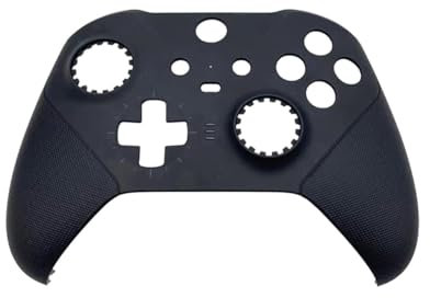 Hzxkqmil Ersatz-Schale Vorderes Gehäuse Abdeckplatten Faceplate Ersatzteile für Xbox Elite Controller Series 2 (Schwarz)