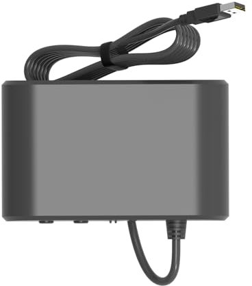 MOOKEENONE Console Joystick to USB Device Converter for N64 Controller for Switch and PC, Support 2 Controllers