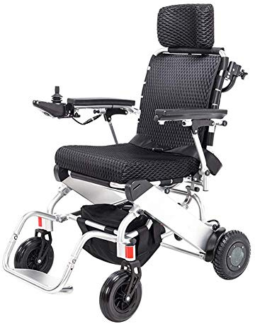 Electric Household Mobile Portable Wheelchair Folding Lightweight Elderly Disabled Intelligent Automatic Lithium Battery Aluminum Four-Wheeled Scooter