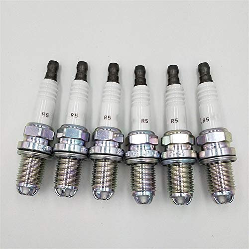 Zündkerzen 12120037607 BKR6EQUP Zündkerze Kompatibel mit BMW M54 M62 E38 E65 E34 E36 E39 E46 Z3 320 528 6pcs / lot Autoteile
