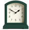 JONES CLOCKS® Tavern kaminuhr | Modernes Design der bogenplatte | Dunkelgrün | Zeitgenössischer klassischer Stil für Schreibtisch, Tisch, Regal oder nachttisch