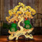 WANGHAI-666 Money Tree Glückskristallbaum, Geschenkbaum, Citrin-Doppelkürbis, Glücksbaum, Dekoration for Zuhause, Büro, Tisch, Glück, Glück, Ornament, Bonsai, Heimdekoration Feng Shui Decor Tree(
