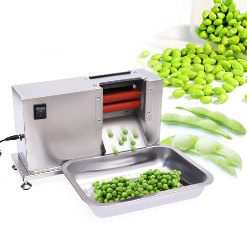 GLDWEY Vaina Desgranadora Eléctrica,Desgrana Habas Rápidamente,Fácil Uso y Limpieza,Ideal para Guisantes y Legumbres,Potencia 20W