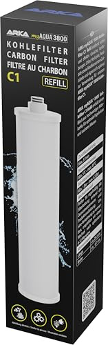 Kohlefilter C1 Nachfüllung myAqua 3800 - Vorfilter für Osmoseanlage | Aktivkohle Vorfilter, Ersatzfilter, entfernt Gerüche, Verfärbungen, Chlor, Medikamentenrückstände, Süßwasser, Meerwasser