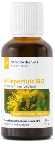Millepertuis BIO (Hypericum Perforatum) – Teinture Mère - Extrait hydroalcoolique concentré