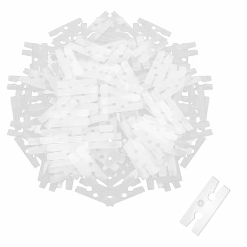 200 Pezzi Chiusure per palloncini Fermagli Trasparenti a Forma di H per Palloncino Clip Chiusura Palloncini Riutilizzabile per Matrimoni Feste Natale Compleanni