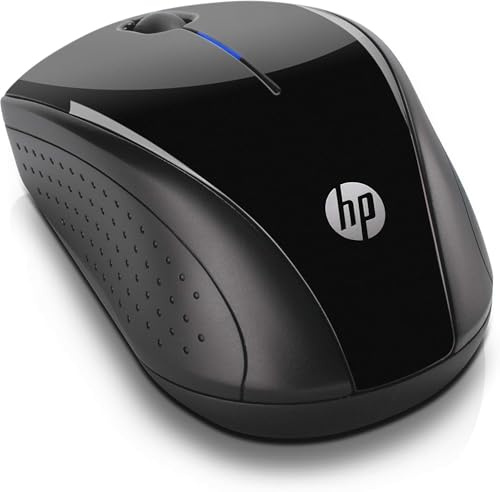 HP Souris de jeu sans fil – Batterie de 15 mois, poignées latérales pour le contrôle, facile à transporter, LED bleue, puissant capteur optique 1600 DPI, compatible avec Wins PC/ordinateur portable