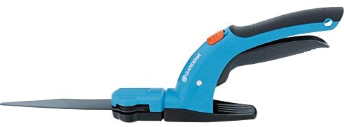 Gardena Forbici per erba Comfort: Cesoie autoaffilanti con bordi dentellati, con rivestimento antiaderente, ottimizzate per attrito, progettate ergonomicamente, per un taglio potente (8733-30)