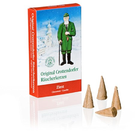 Crottendorfer 1021 Original Räucherkerzen Zimt 24 Stück, Größe M