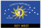 World By Shotglass Key West Florida Conch Republic Flagge Kühlschrank Collector 's Souvenir Magnet 6,3 cm.