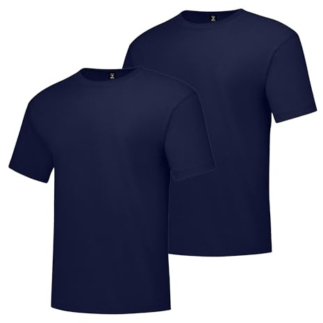 Hanes Unisex T-Shirt, Beefy Classic Crewneck Cotton Tee (1 and 2 Pack Option)