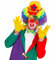 Amakando Clown Handschuhe gelb Clownhandschuhe kurz mit Biesen Zauberer Fingerhandschuhe Magier Stoffhandschuhe Pantomime Handschuh Paar Herrenhandschuhe Damenhandschuhe