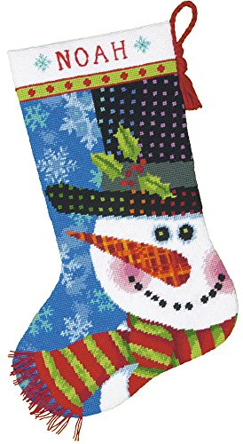 Dimensions Nadelspitzen-Kit: Stocking: Patterned Snowman