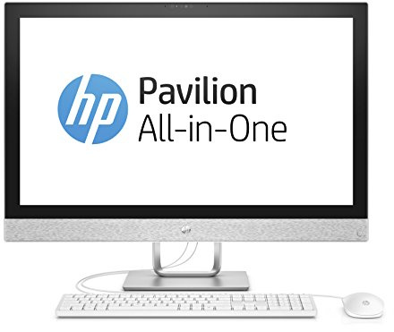 HP 2PT45EA#ABD 27-r052ng 68.58 cm (27 Zoll) All-in-One Desktop PC (Intel Core I7-7700T, 1000GB Festplatte, 16GB RAM, AMD R530 2GB Grafikkarte, Win 10 Home)