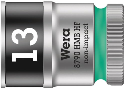 Wera 05003747001 8790 HMB HF Zyklop-Steckschlüsseleinsatz mit 3/8-Antrieb mit Haltefunktion, 13.0 x 29.0 mm, 13