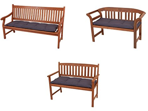 Unbekannt Bankauflage 100-140 cm Bank Auflage Sitzkissen Sitzauflage Gartenbank Polster (110)