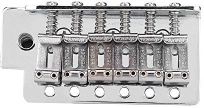 Gitarre Tremolo Bridge, Zink Legierung 6 Saiten E Gitarre Tremolo Brücke Single Locking System mit Bar für Gitarren
