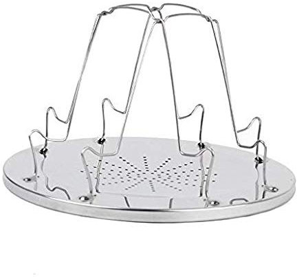 Folding Camp Stove Toaster, 4 Slice Toaster Tray Toast Rack Stove Toaster Stainless Steel Camping Toaster Rack from