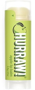 Hurraw! Apple Lip Balm: Organic, Certified Vegan, Cruelty and Gluten Free. Non-GMO, 100% Natural Ingredients. Bee, Shea, Soy and Palm Free. Made in USA