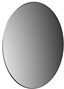 EMCO Pure Klebespiegel Rund (Ø 153 mm) 5-fach Vergrößerung fürs Badezimmer in Chrom - Spiegel, Maße: 40 X 50 Cm