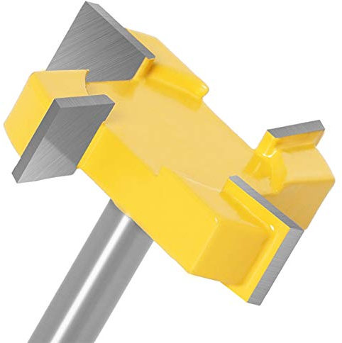 Pilang Zxxin-Fräser, 8mm Shank-Trimmmaschinenart T-Fräser-Set für Holzarbeiten, CNC-Platten-Abflachungsrouter-Bit-Bit-Bit, Langlebiges Zubehör (Cutting Edge Length : 1)