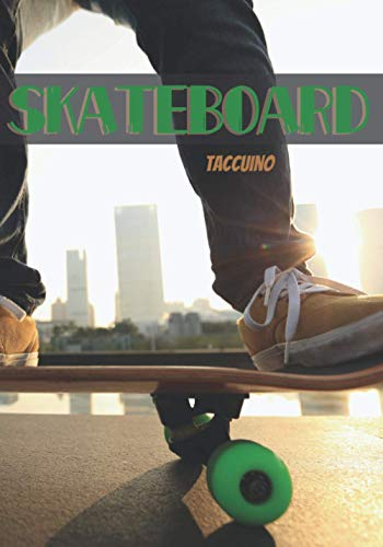 Skateboard: Taccuino da annotare, regalo per skateboarder