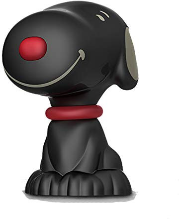 LONGROOM Cute Animal Wireless Speaker Cartoon Dog Pet Bluetooth Audio Subwoofer with Loud HD Sound and Deep Bass Support AUX for Party Travel Outdoor Home Decor, Black