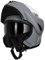 Westt Klapphelm Motorradhelm ECE-R 22.06 Zertifiziert Integralhelm für Damen und Herren Jethelm mit Kinnschutz Scooter Roller Moped Helm mit Sonnenblende und Visier (Matt Grau, M)