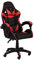 Totò Piccinni Sedia GAMING Ergonomica Reclinabile Girevole con cuscini in similpelle con rotelle e poggiatesta (Red)