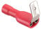 Heschen Piggyback Spade Crimpklemme, 0,5-1,5 mm², 22-16 AWG, Rot, 25 Stück