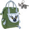 Elephant Kinderrucksack Jungen Mädchen Kinder Kids Kindergartenrucksack ab 3 Jahren Rucksack mit Klappöffnung +e (Lemur Maki Oliv 365)