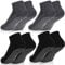 Smilcloud 4 Paar Stoppersocken Damen Herren,Yoga Socken Antirutsch für Damen, Grip Socks Rutschfeste Socken mit Noppen für Pilates,Ballett,Krankenhaus,Zuhause