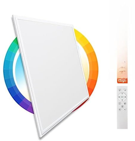 B·LED BARCELONA LED - Panneau LED WIFI Smart RGB/RGBW + CCT - 60 x 60 cm - 40 W