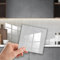WALPLUS Marble Tile Stickers Glossy Waterproof Oil Proof Removable Stick on Wall Backsplash DIY PVC for Bathroom Kitchen Home Decor Light Grey 24 pcs 15cm(6)
