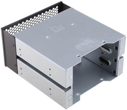 DEKLONPER 3.5 A 5.25 Jaulas para Discos Duros de Discos 2 Unidades de Chasis en la Caja de Disco Duro del Chasis Expansión de Almacenamiento de Computadora