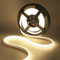 XUNATA Doppelseitig Beleuchten COB Neon LED Streifen, 12V 320LEDs/m Superhell Hohe Dichte IP65 Wasserdicht, Flex Diffusion COB LED Schlauch Lichtband Strip (Naturweiß, 10M)