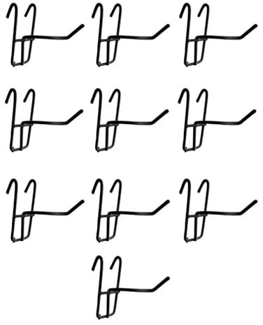 Uitndvyte 10 vielseitige Stecktafel-Haken, Gitter, Wandgitter, Einzelhandel, Schaufenster, Läden, Waren, Regal, Minimalisten, Paneelhaken, Stecktafel-Haken